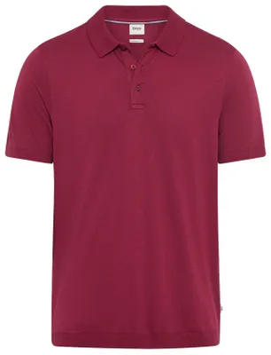 Produktbild von Brax Poloshirt rot 3-Knopf normale Passform