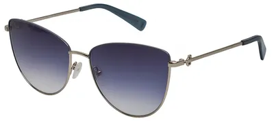 Produktbild von Longchamp Damen-Sonnenbrille im Cat-Eye-Stil aus Metall LO152S