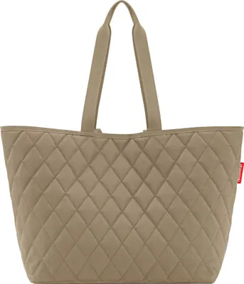 Produktbild von reisenthel classic shopper XL, Einkaufstasche, Tragetasche, Rhombus Olive, 26 L, DL5046