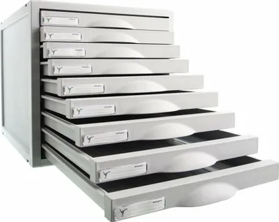 Obrázek produktu pro archisystem modul s 9 zásuvkami 356x316x303 mm šedý archive 2000