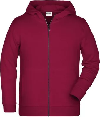 Produktbild von Sweat-Jacke mit Kapuze und Reißverschluss wine, Gr. S