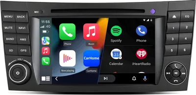 Zdjęcie produktu dla 4+64G 7" Android 14 DVD CD Carplay Radio samochodowe dla Mercedes Benz E Class W211 W219 GPS Navi WIFI 4G RDS BT SWC USB FM 8-Core