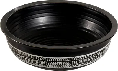 Produktbild von Kerra Keramik Waschbecken KR-354 mit anthrazit/weiß-dekor