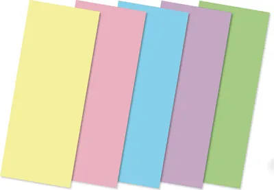 Produktbild von Laternenzuschnitte Transparentpapier Uni pastell, 50 x 20 cm, 25 Blatt