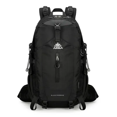 Produktbild von Wanderrucksack 40L Daypack mit belüftetem Rücken für Trekking, Radfahren, Stadt schwarz