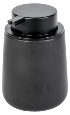 Produktbild von Seifenspender aus Kunststoff, schwarz, 12,6 cm