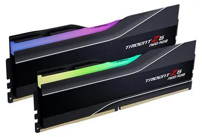 Obrázok produktu pre G.Skill Trident Z5 Neo RGB F5-6000J3038F16GH2-TZ5NR, 32 GB, 2 x 16 GB, DDR5, 6000 MHz, 288-pin DIMM, Čierna