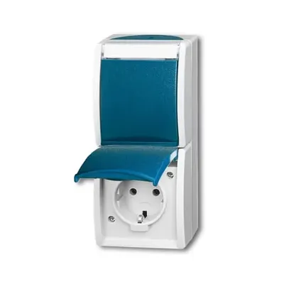 Produktbild von Busch-Jaeger Schuko-Steckdose 2f. 20-02 EWN-53 2CKA002084A0702