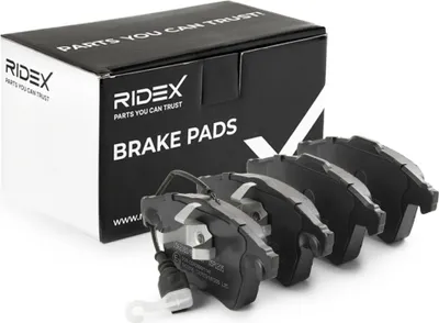 Produktbild von RIDEX Bremsbeläge Satz Vorne für VW Transporter V Bus (7HB, 7HJ, 7EB, 7EJ, 7EF, 7EG, 7HF, 7EC) 402B0668