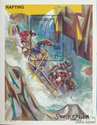 Produktbild von Briefmarken Somalia 2000 Mi Block72 (kompl.Ausg.) postfrisch Wildwasser Kanusport