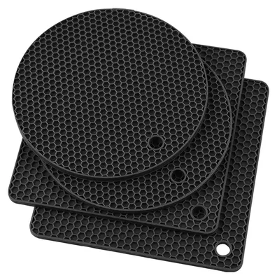 Image de Lot de 4 dessous de plat en silicone