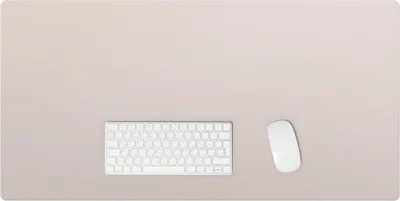Produktbild von Farbe Blassrosa – Schreibtischunterlage – Rutschfeste Tischunterlage – Schreibtischmatte für Büro & Zuhause – Schreibunterlage – Mauspad – Tischmatte – 100 x 50 cm