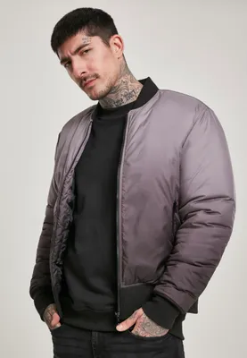 Image de Veste bomber Bunda Urban Classics Gradient noir/gris - M