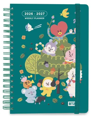 Produktbild von BT21 Terminkalender Wochenplaner 2026/2027 A5