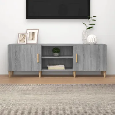 Produktbild von The Living Store TV-Schrank Grau Sonoma 150x30x50 cm Holzwerkstoff