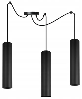 Produktbild von Moderne Deckenhängelampe Schwarze Led-Lampe
