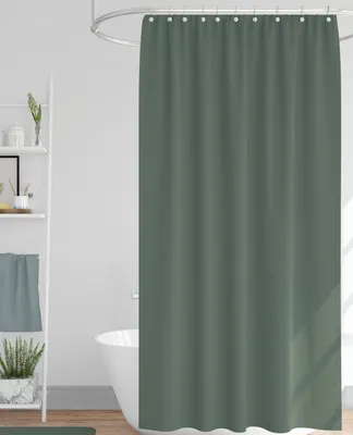 Produktbild von Urban Living Duschvorhang "DARK LEAF" Dusch-Vorhang 153306 grün