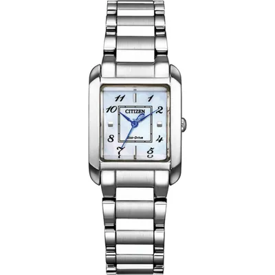 Produktbild von Citizen EW5600-87D Eco-Drive Solar Damenuhr Stahl/Perlmutt