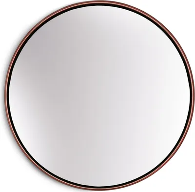 Image de Miroir mural Fournier cadre métallique rond 58,8 x 58,8 cm