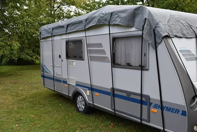Produktbild von GreenYard Wohnwagen Schutzdach 800 cm Schutzhülle Wohnmobil Abdeckung Dach Garage