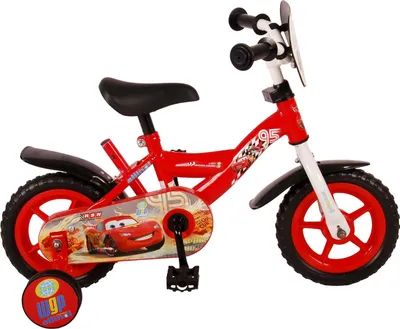 Produktbild von Rowery dziecięce Disney Boys Cars 10 cali 20 cm Chłopcy po schodach Czerwony