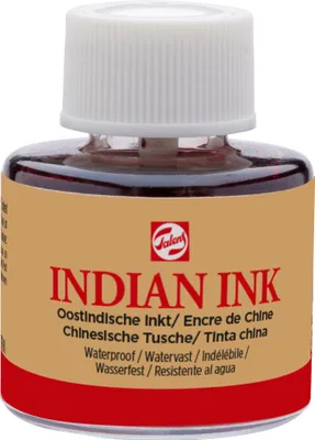 Produktbild von Talens - Tusche, Flasche mit 11 ml, schwarz