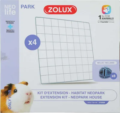 Produktbild von Zolux Neolife Neopark Cavia Uitbereidingsset Gaaspanelen