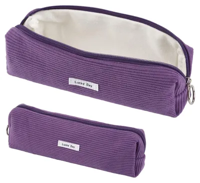 Productafbeelding van Pennentasje van corduroy, damespennenetui, meisjespennenetui, etui, corduroy pennenetui voor meisjes, tieners, school, kantoor