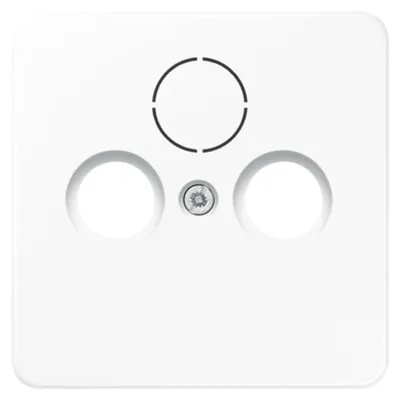 Productafbeelding van JG CD 500 Coax-afdekking CD561SATWW, 3-gaats, alpinweiß