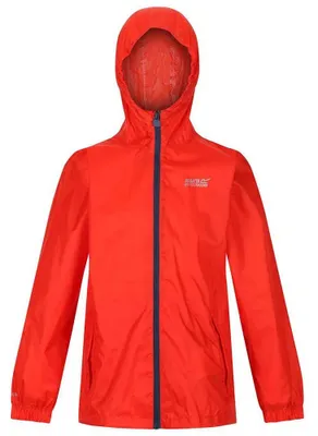 Image de REGATTA RKW213 Veste de pluie enfant, Rouge, 3-4 ans