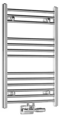Immagine prodotto di Radiatore da bagno Aqualine ALYA, modello diritto 500x803 mm, attacco centrale, cromato