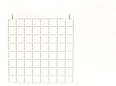 Obrázek produktu pro Kovová mřížka pro dekorativní nástěnný design – mřížka na poznámkové tabule – kovová nástěnka s fotografiemi – balení 2 ks, černá – DIY projekt do vašeho pokoje