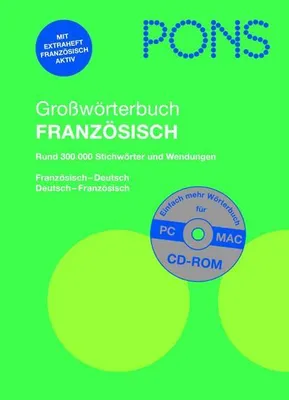 Produktbild von PONS Großwörterbuch Französisch/mit CD-ROM