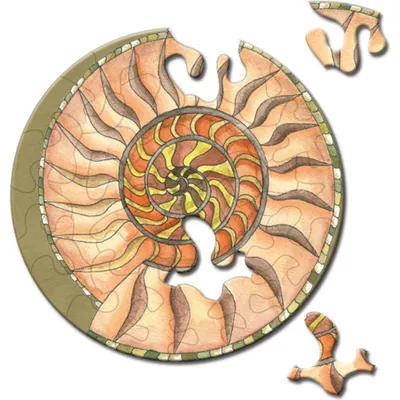 Produktbild von CURIOSI Rundpuzzle Picoli: Schnecke 33 Puppen