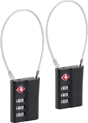 Produktbild von allit Zahlen-Sicherheitsschloss AluPlus AddOn Lock 2er Set mit Stahlseil