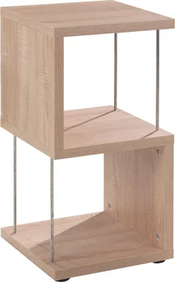 Produktbild von Regal - Eiche Sägerau Nachbildung - 33 x 65 cm - mit 2 Fächern