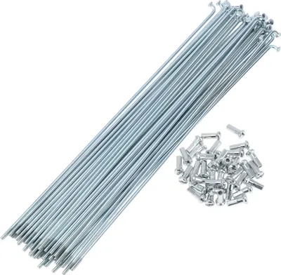 Produktbild von 36 Set 13G Fahrradspeichen 210mm Fahrradrad Speichen Verzinkter Kohlenstoffstahl Silberton