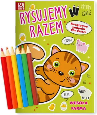 Immagine prodotto di Książka do Rysowania Rysujemy Razem z Kredkami