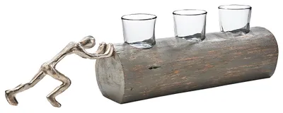 Zdjęcie produktu dla Kobolo świecznik na tealight FORCE 49x10x14 cm | misa na świece świecznik dekoracyjny misa dekoracja do domu świecznik świece pomysł na prezent prezenty dla