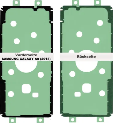 Produktbild von Samsung Galaxy A9 2018 Akkudeckel Kleber Folie Backcover Rahmen Dichtung Glue Adhesive