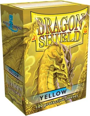 Produktbild von 100 Dragon Shield Card Sleeves / Hüllen (gelb - yellow)