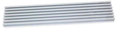 Zdjęcie produktu dla Emuca Kratka wentylacyjna do mebli, moduł 600 mm, Plastik i Aluminium, Anodowany matowy