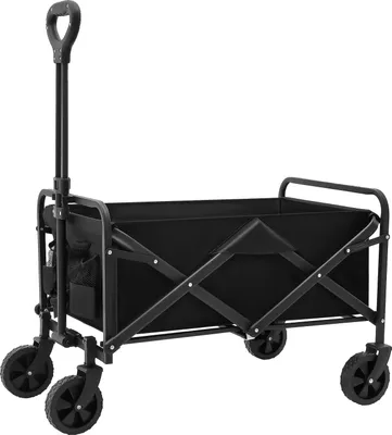 Image de Chariot, charge lourde, modèle pliable, noir