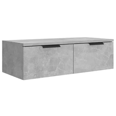Image de Armoire murale Gris béton 68x30x20 cm Bois d'ingénierie