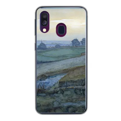 Produktbild von MuchoWow® Handyhülle Schutzhülle Hülle für Samsung Galaxy A40 Landschaft bei Arnheim - Piet Mondrian Silikon Softcase Handy Hülle - Handy-Tasche
