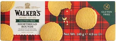 Produktbild von Walker's Gluten Free Shortbread Rounds 140g