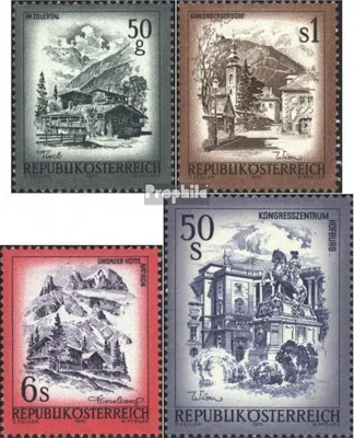 Produktbild von Briefmarken Österreich 1975 Mi 1475-1478 (kompl.Ausg.) gestempelt Schönes Österreich