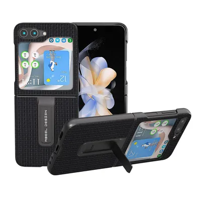 Produktbild von Für Samsung Galaxy Z Flip5 5G Echt Leder Handy Tasche Hülle Cover Etuis Zubehör