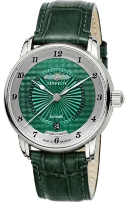 Produktbild von Zeppelin Herren Armbanduhr 85562 Quarz Datumsanzeige Saphirglas 46 mm Gehäuse 5 ATM