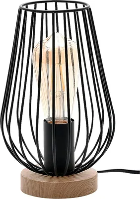 Zdjęcie produktu dla Lampka stołowa industrialna buk E27 Gremio 6915 Rabalux